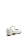 Dubarry Girls Vivienne Satin Bow Communion Shoes, White
