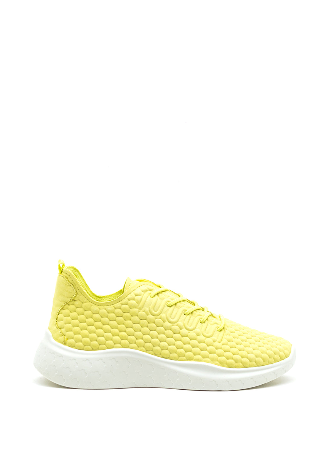 Ecco Womens Therap Leather Trainers, Yellow McElhinneys