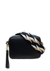 Elie Beaumont Abstract Strap Crossbody Bag, Navy