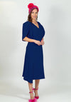 Ella Boo Oversize Tulip Sleeve Midi Dress, Royal Blue