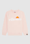 Ellesse Girls Siobhan Crewneck Sweatshirt, Light Pink