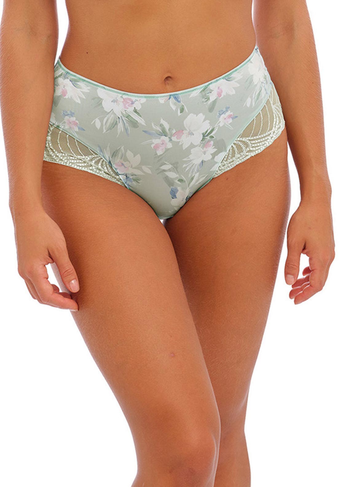 Fantasie Adelle Floral Full Brief, Green