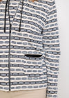 Frank Walder Ribbed Link Pattern Jacket, White Multi