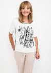 Frank Walder Abstract Graphic T-Shirt, White
