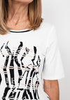 Frank Walder Abstract Graphic T-Shirt, White