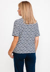 Frank Walder Wave Stripe T-Shirt, Navy Multi