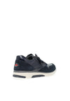 Gabor Leather Mix Zip Rolling Soft Trainers, Navy