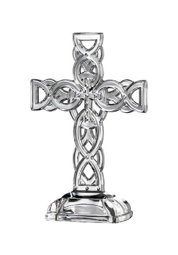 Galway Crystal Celtic Cross Ornament