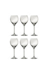 Galway Crystal Set of 6 Clarity Goblet Glasses