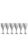 Galway Crystal Renmore Goblets Set Of 6