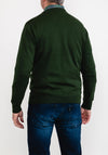Gant Classic Cotton Crew Neck Sweater, Storm Green