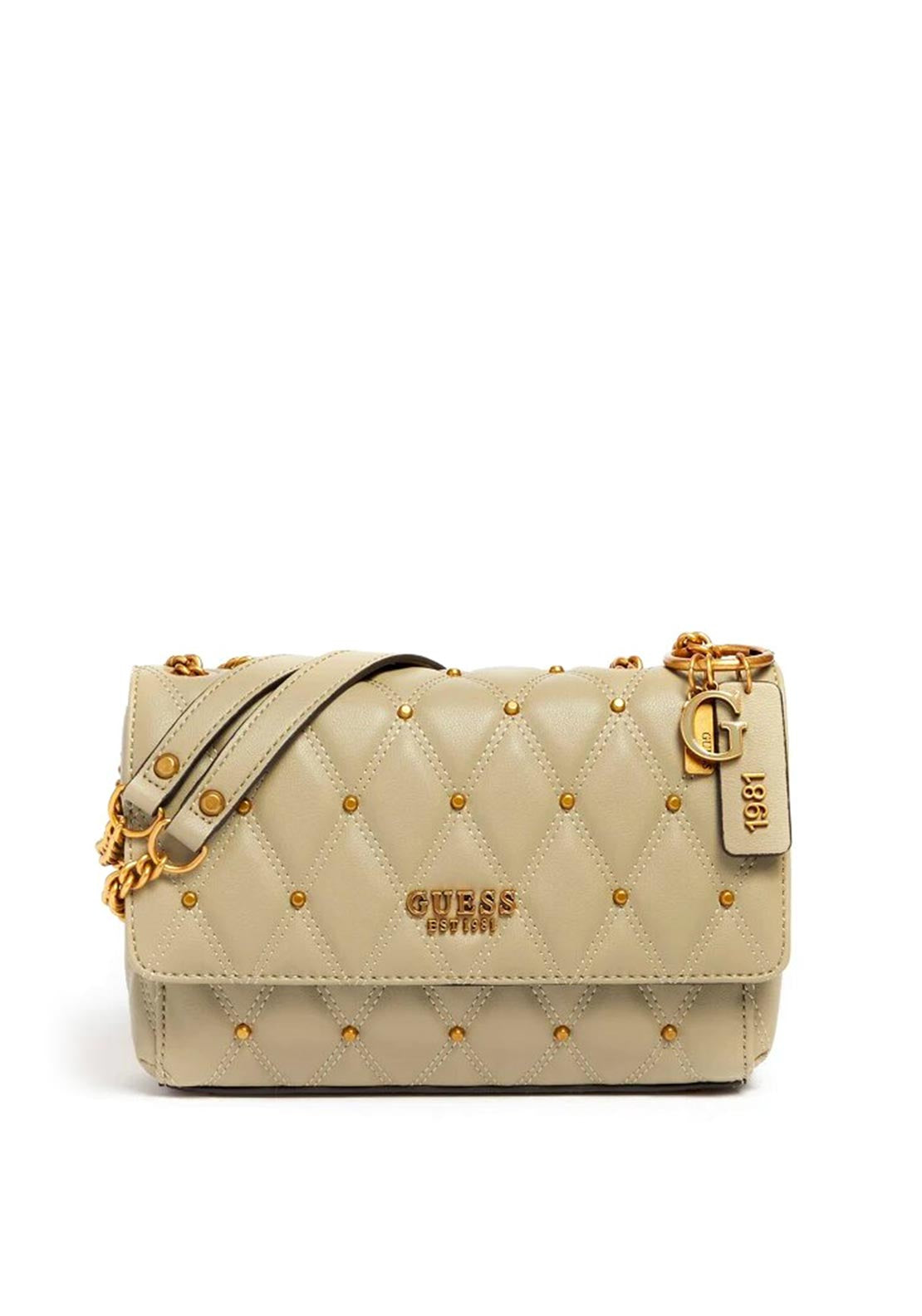GUESS Triana Quilted Micro Convertible Chain Mini Crossbody, 53% OFF