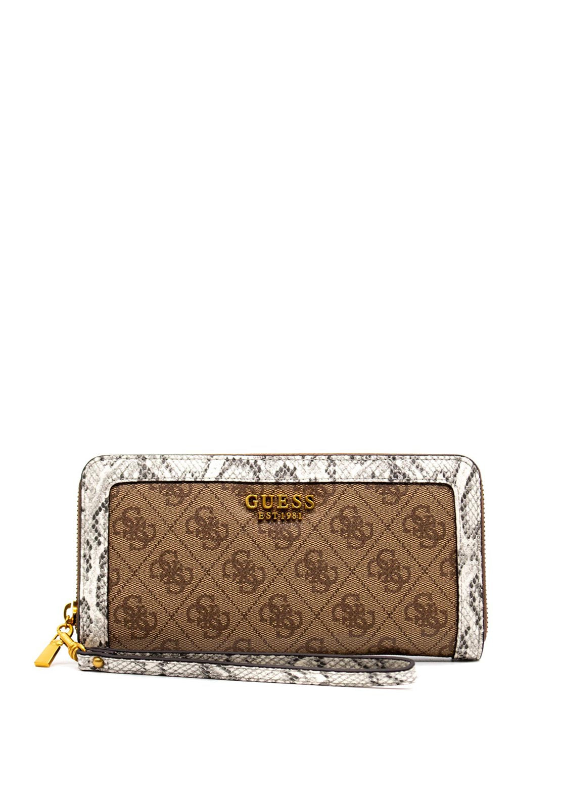 Guess Zadie Logo SLG Zip Around Wallet, Python McElhinneys