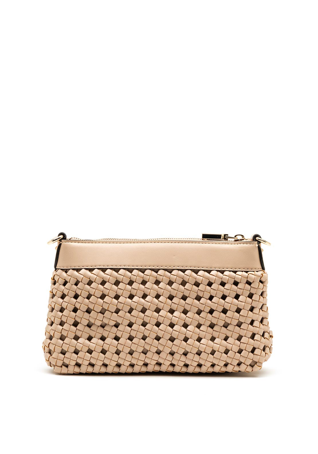 Guess Sicilia Woven Shoulder Bag, Sand