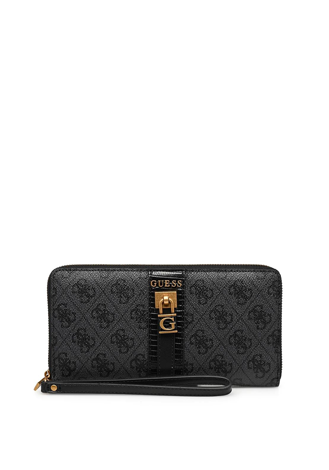 Guess Ginevra Logo Organizing Maxi Wallet, Coal