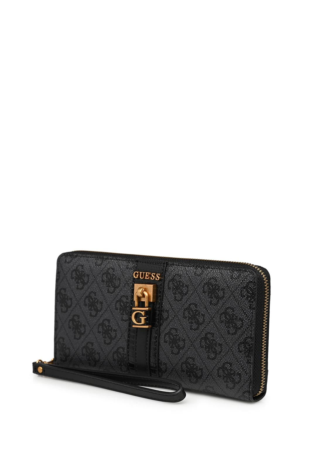 Guess Ginevra Logo Organizing Maxi Wallet, Coal