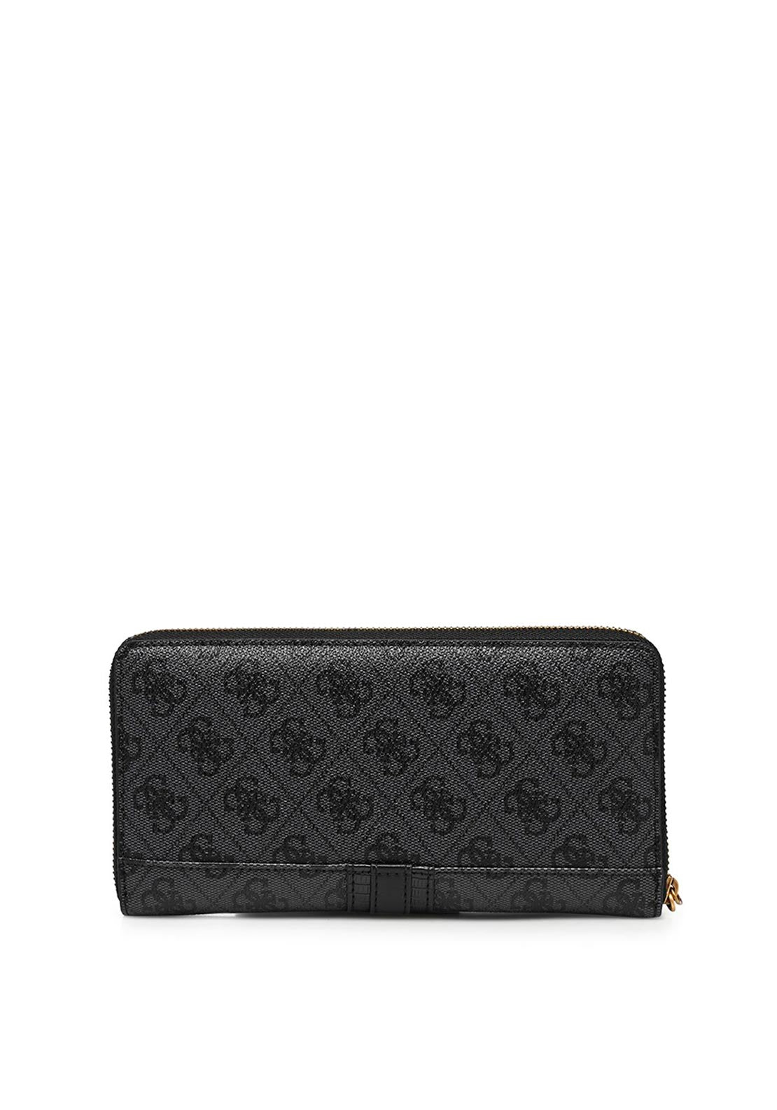 Guess Ginevra Logo Organizing Maxi Wallet, Coal