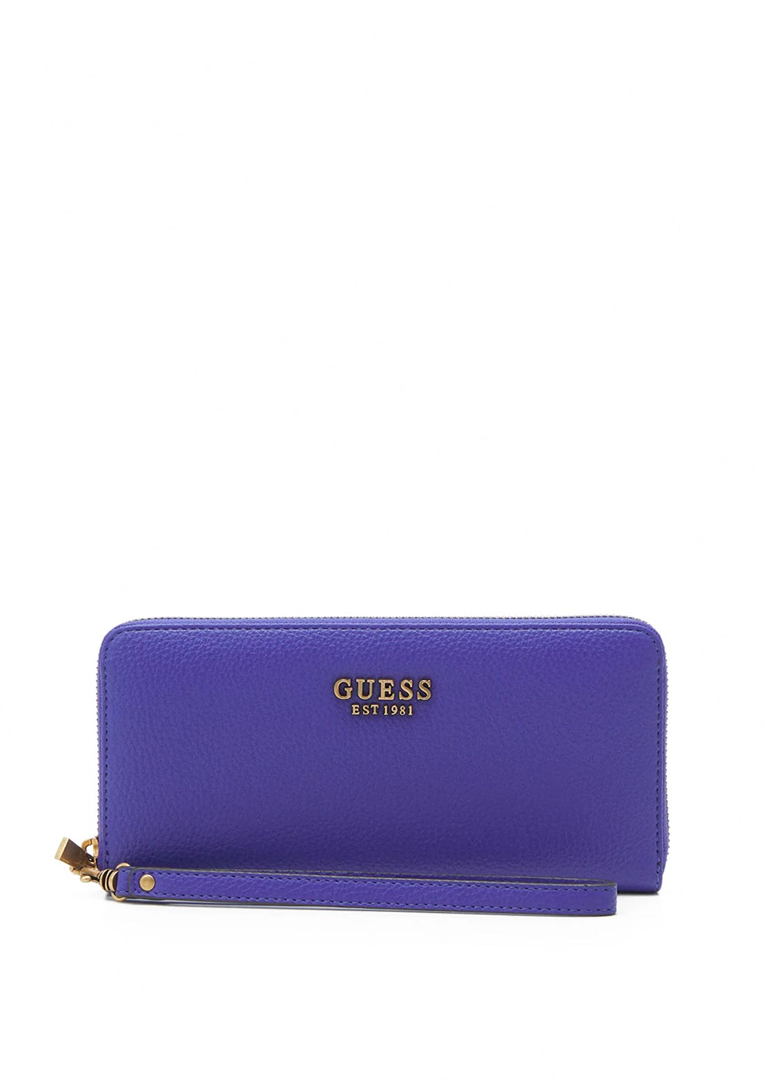 Guess Zed Large Zip Around Wristlet Wallet, Violet