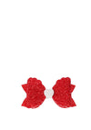 Hollihops and Flutterflies Glitter Bow, Red