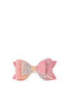 Hollihops and Flutterflies Ombre Glitter Bow, Pink