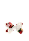 Hollihops And Flutterflies Glitter Ladybug Bow, White