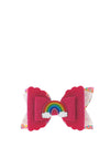 Hollihops And Flutterflies Rainbow Charm Bow, Pink