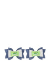 Hollihops And Flutterflies Small Sweet Bow Set, Blue Multi