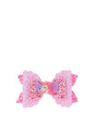 Hollihops And Flutterflies Unicorn Charm Bow, Pink