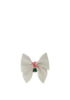 Hollihops And Flutterflies Hailey Shamrock Charm Bow, White