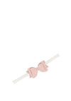 Hollihops And Flutterflies Shimmer Dainty Bow Headband, Pink