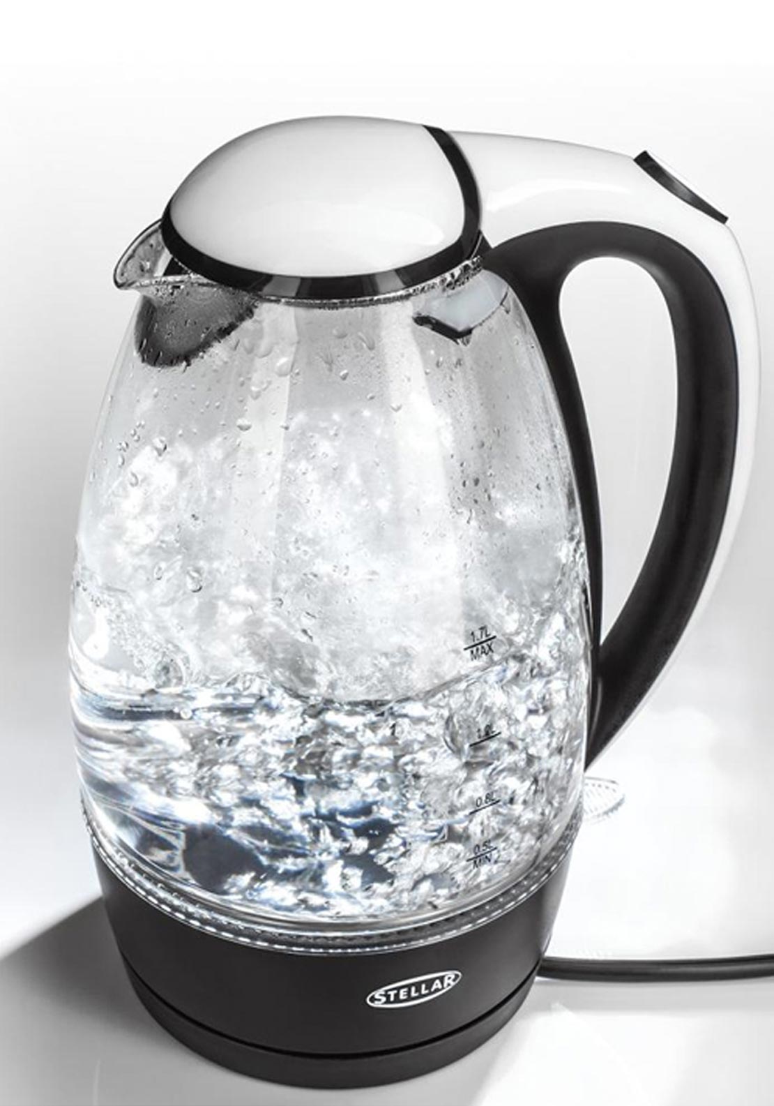 Stellar 3000 Watt Cordless Glass Kettle