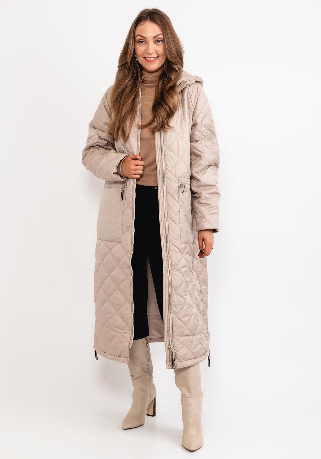 Quilted Coat Ilse Jacobsen Jackets Uk Art 06 Army Quilted Jacket