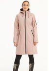 Ilse Jacobsen Rain37 Hooded Long Coat, Rose Pink