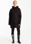 Ilse Jacobsen Rain37 Hooded Long Coat, Black