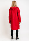 Ilse Jacobsen Rain71 Long Raincoat, Deep Red