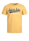 Jack & Jones Boys Short Sleeve Logo Blocking Tee, Jojoba
