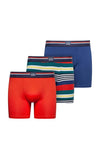 Jockey 3 Pack Boxer Trunk, Red Flame