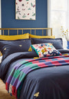 Joules Bee Embroidery Duvet Set, Navy