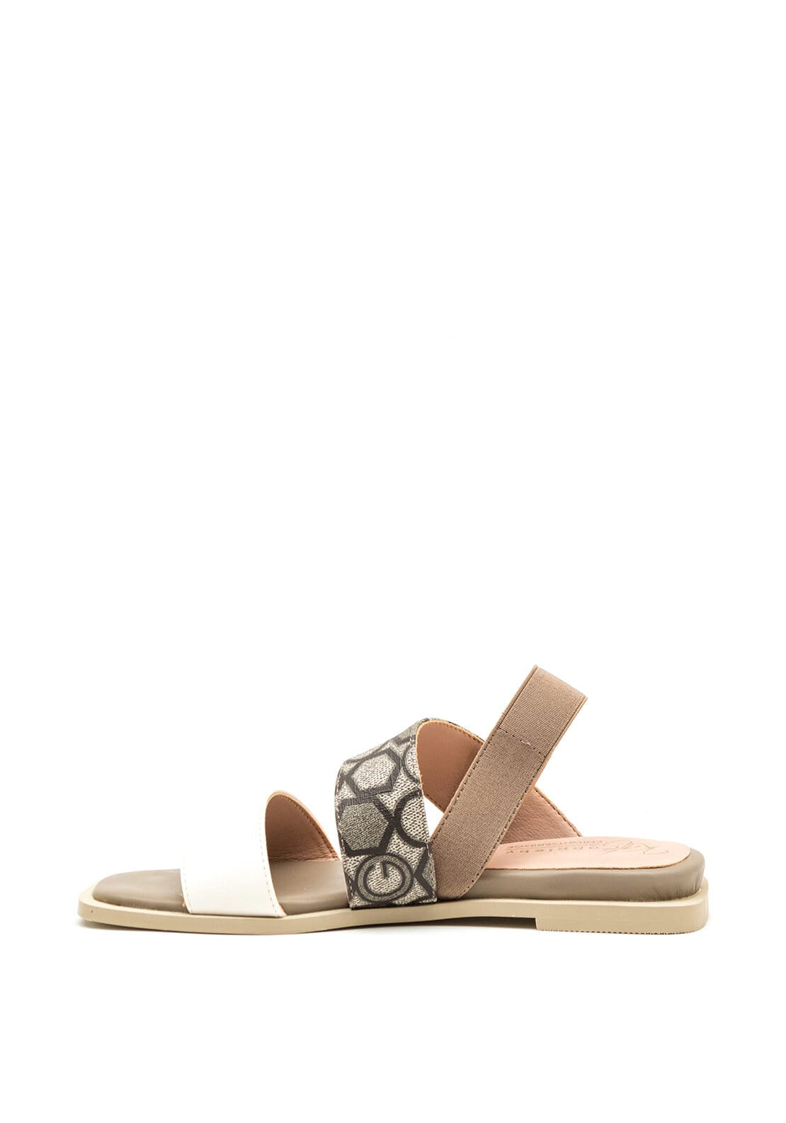 Kate Appleby Talgarth Logo Strap Sandals, Grey