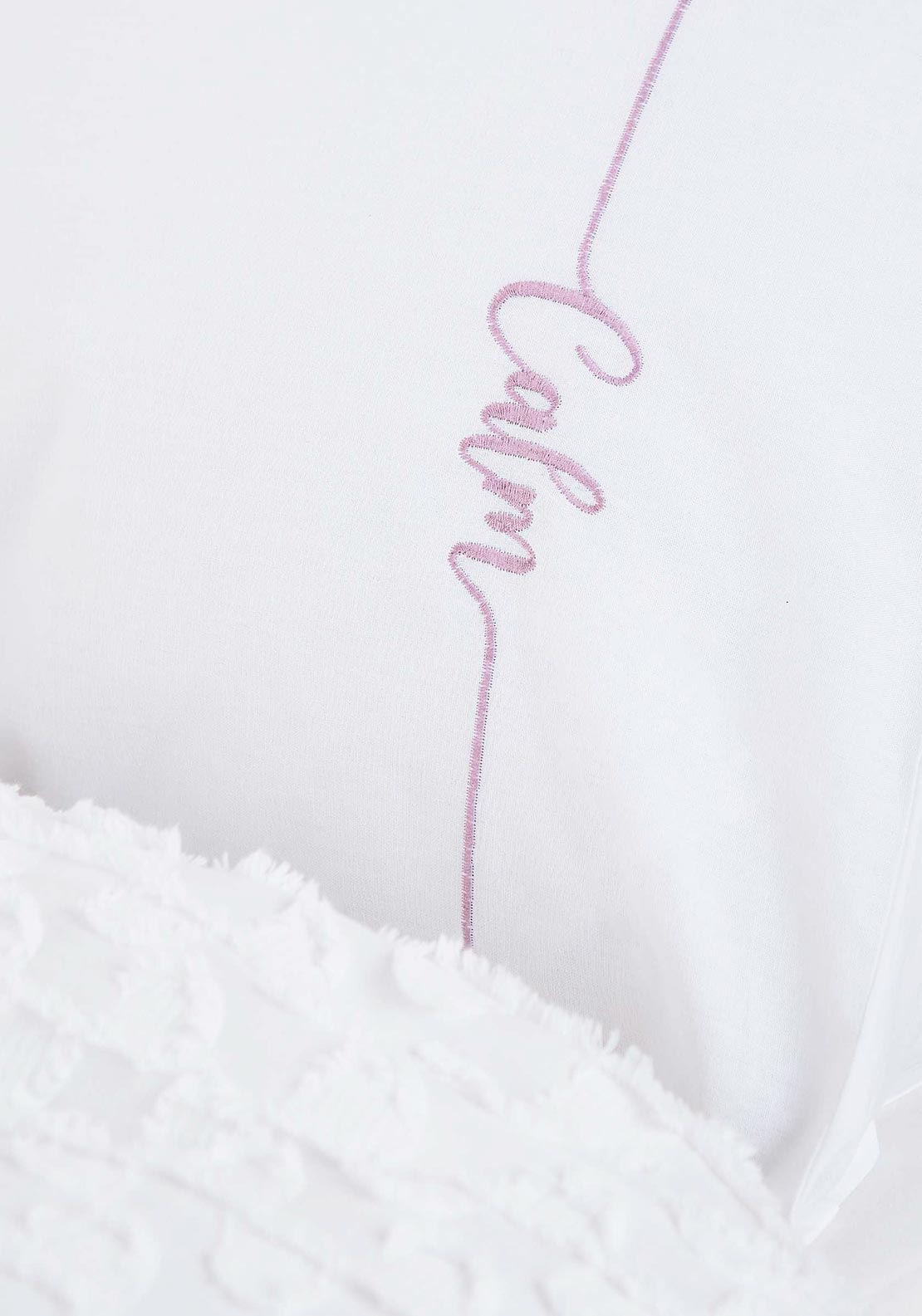 The Katie Piper Collection Calm Textured Duvet Cover Set, White