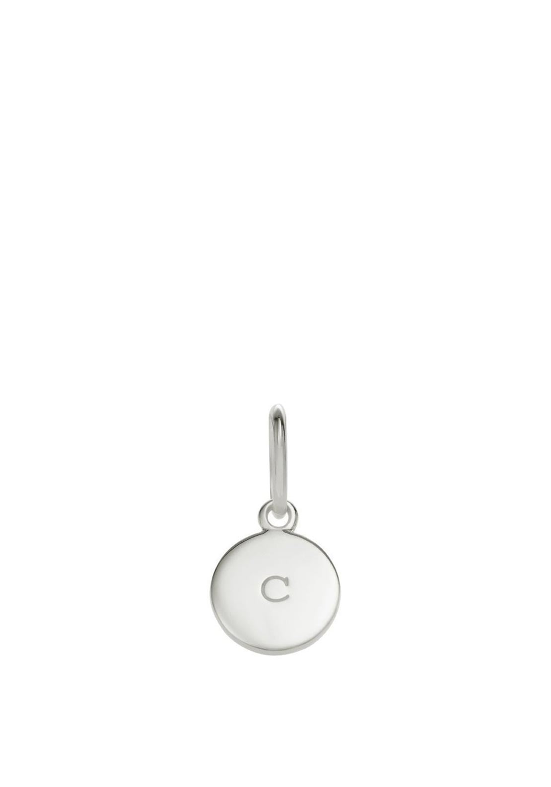 Little Kirstin Ash C Initial Charm, Silver
