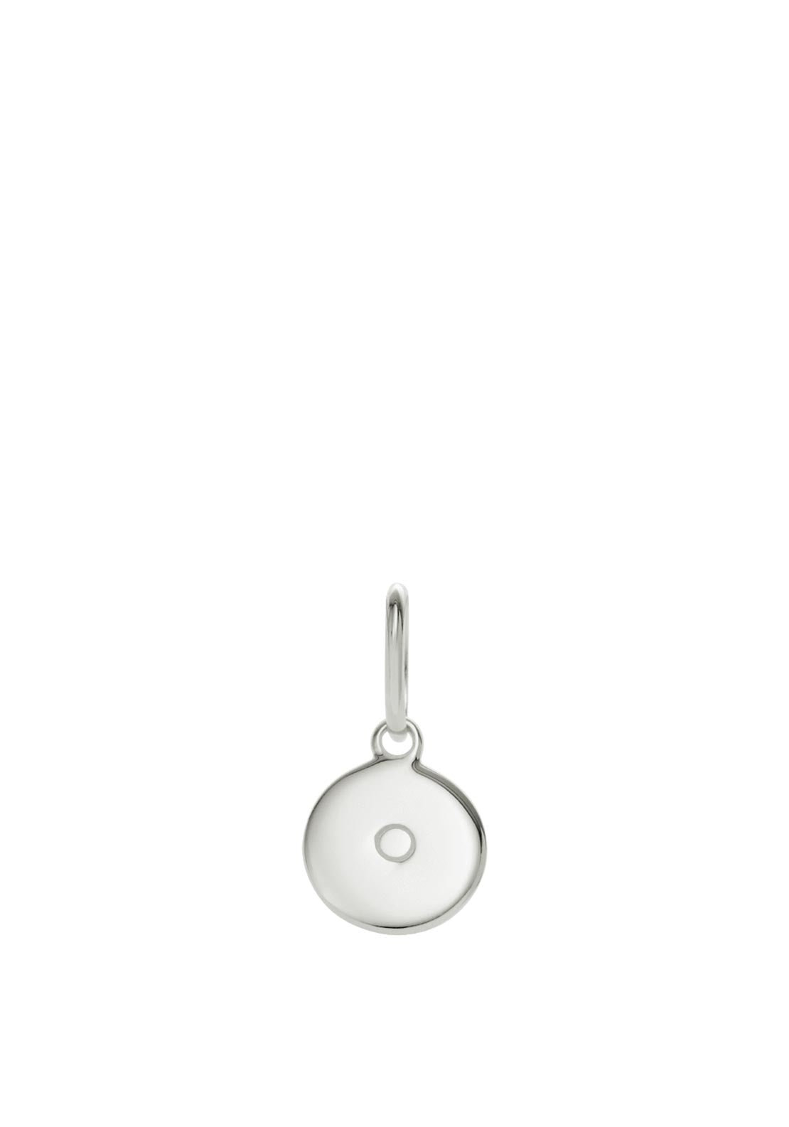 Little Kirstin Ash O Initial Charm, Silver