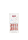 Kiss Gel Fantasy Collection Nails, Nude Pink