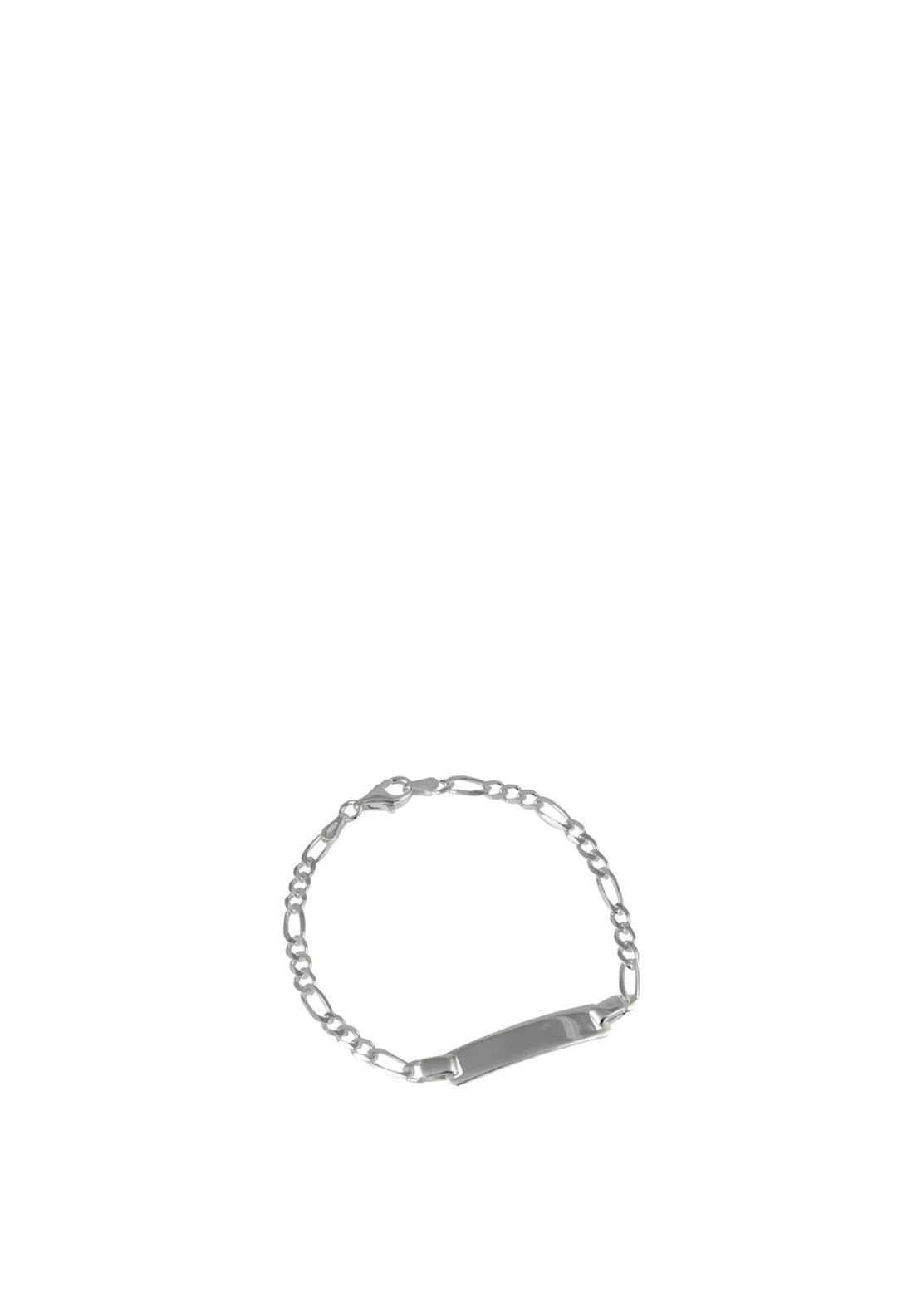 Kurate Baby ID Link Bracelet, Silver