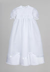Laura D Design Lace Tulle Christening Gown, White