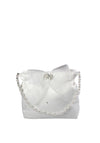 Tinkerbelle Lace Diamante Communion Bag, White