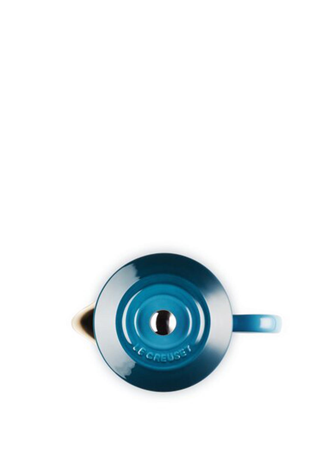 Le Creuset Stoneware French Press Cafetiere, Deep Teal