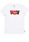 Levis Boys Logo Short Sleeve T-shirt, White