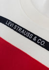 Levis Boys Logo Block T-shirt, White
