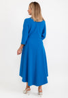 Lizabella Embellished Neck A-Line Dress, Royal Blue